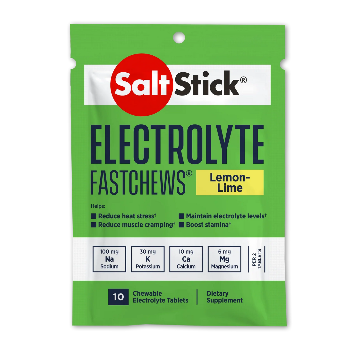 SaltStick Fastchews x10 - Lima Limón