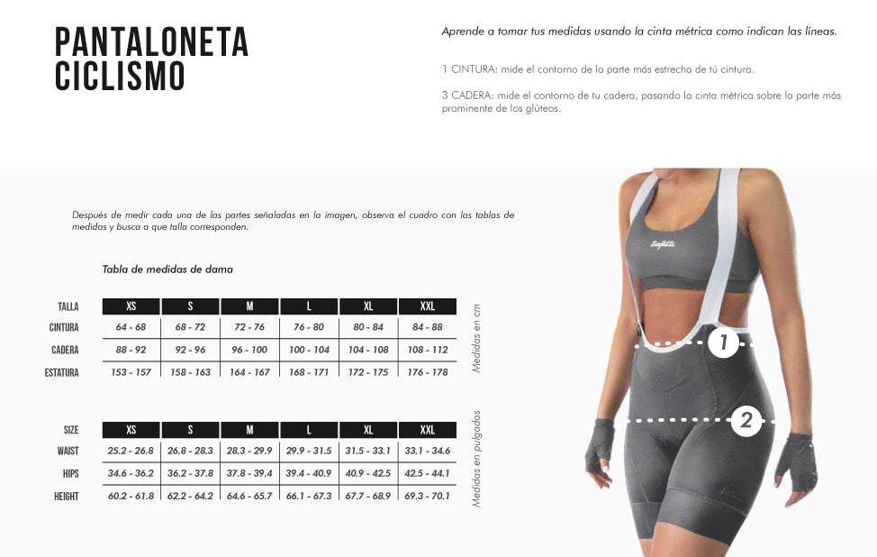 BIB SHORT GIRONA COLORS NEVADA | MUJER
