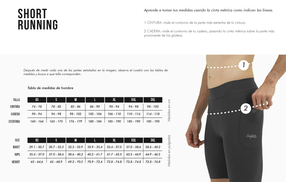 Short Titán Plomo Hombre