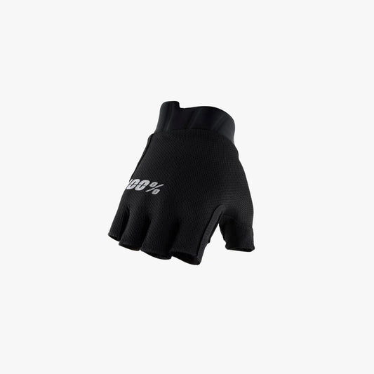 Guante Dedo Corto 100% | Exceeda Gel Guante Dedo Corto | Solid Black
