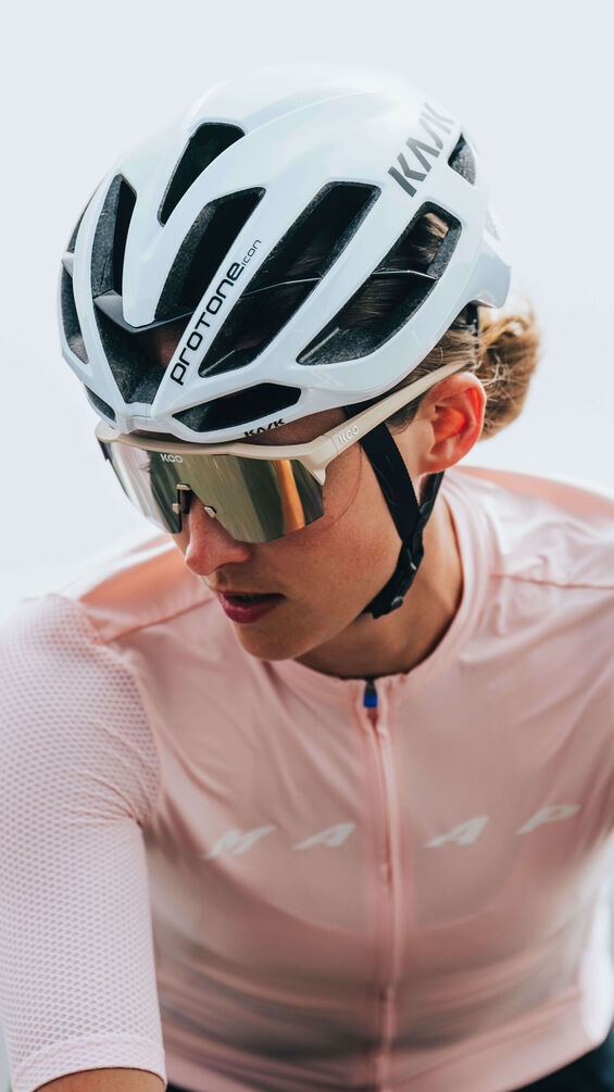 Protone Icon Kask - Blanco Brillante