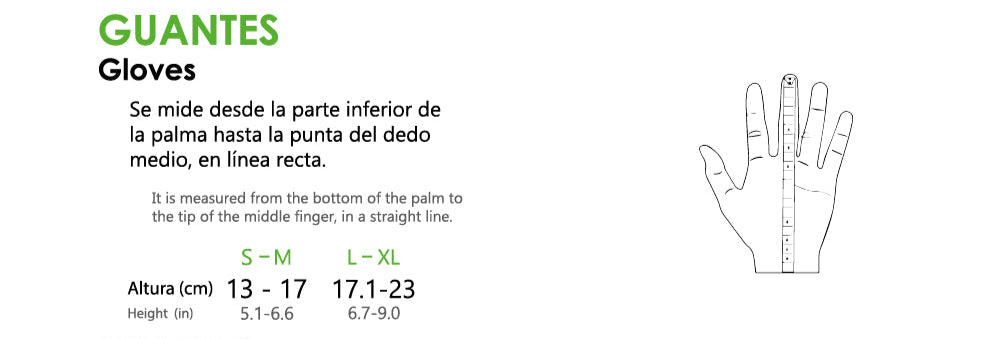 Guantes Cortos KOM Negro