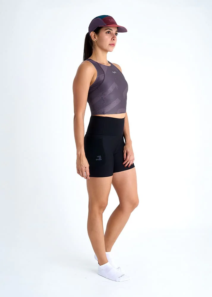 SHORT CORTO RUNNING TITAN 2.0 CUT NERO PARA MUJER