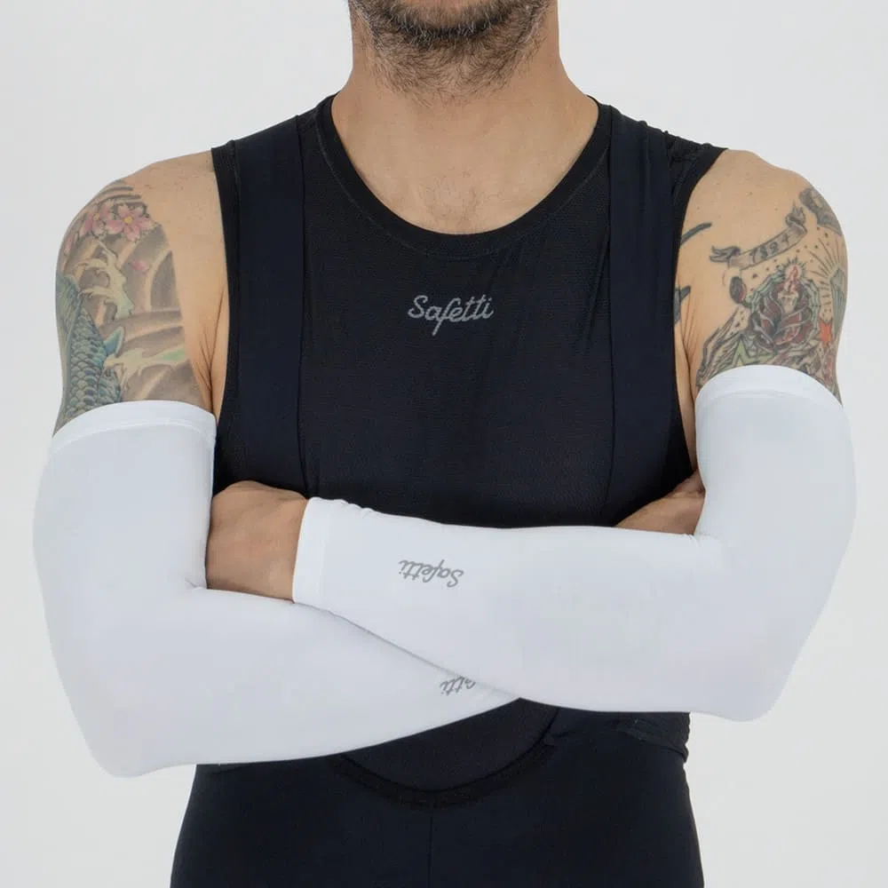 Manguillas Unisex  SAFETTI | Blanco