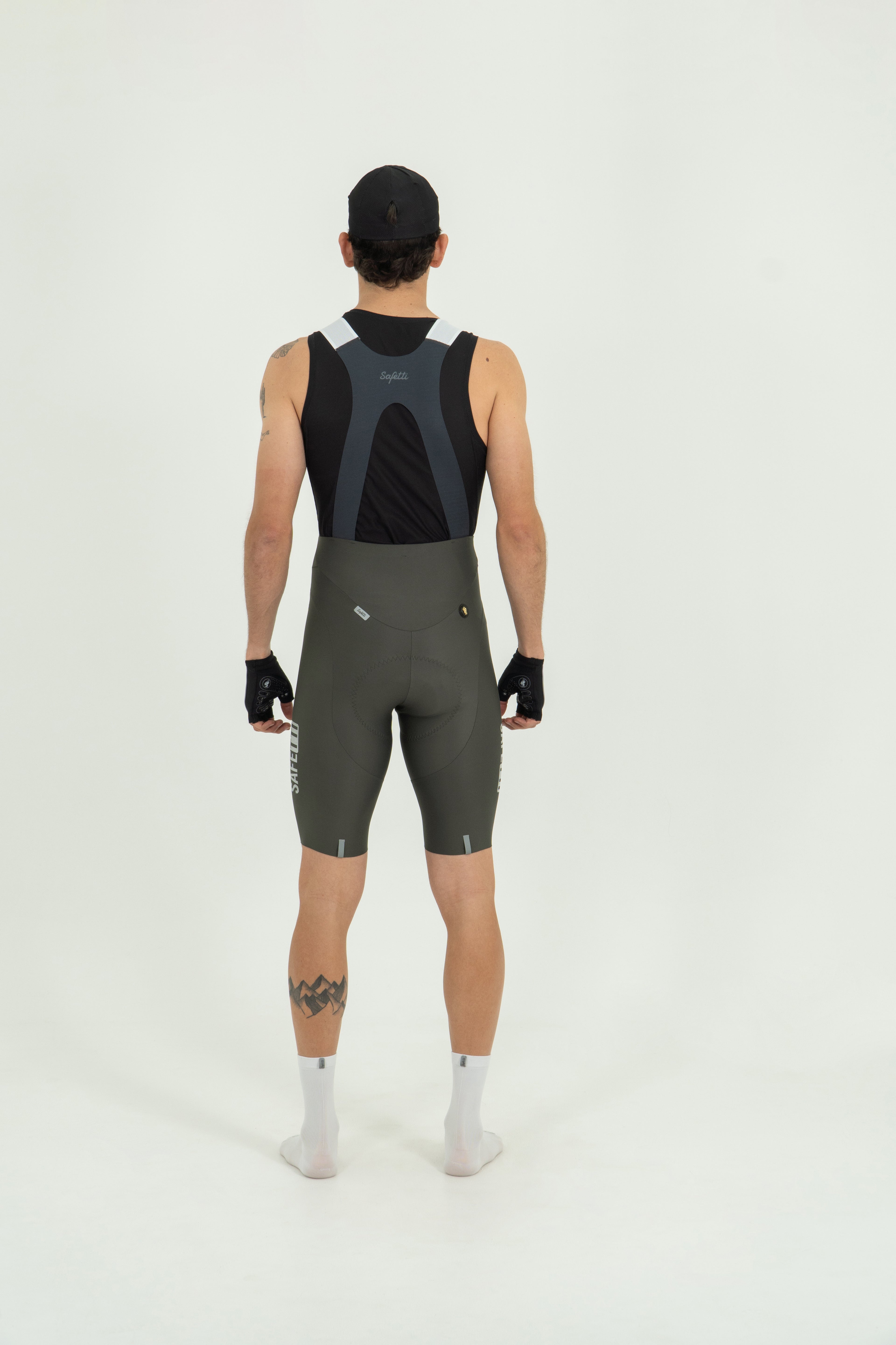 BIB SHORT GIRONA GRIS HOMBRE