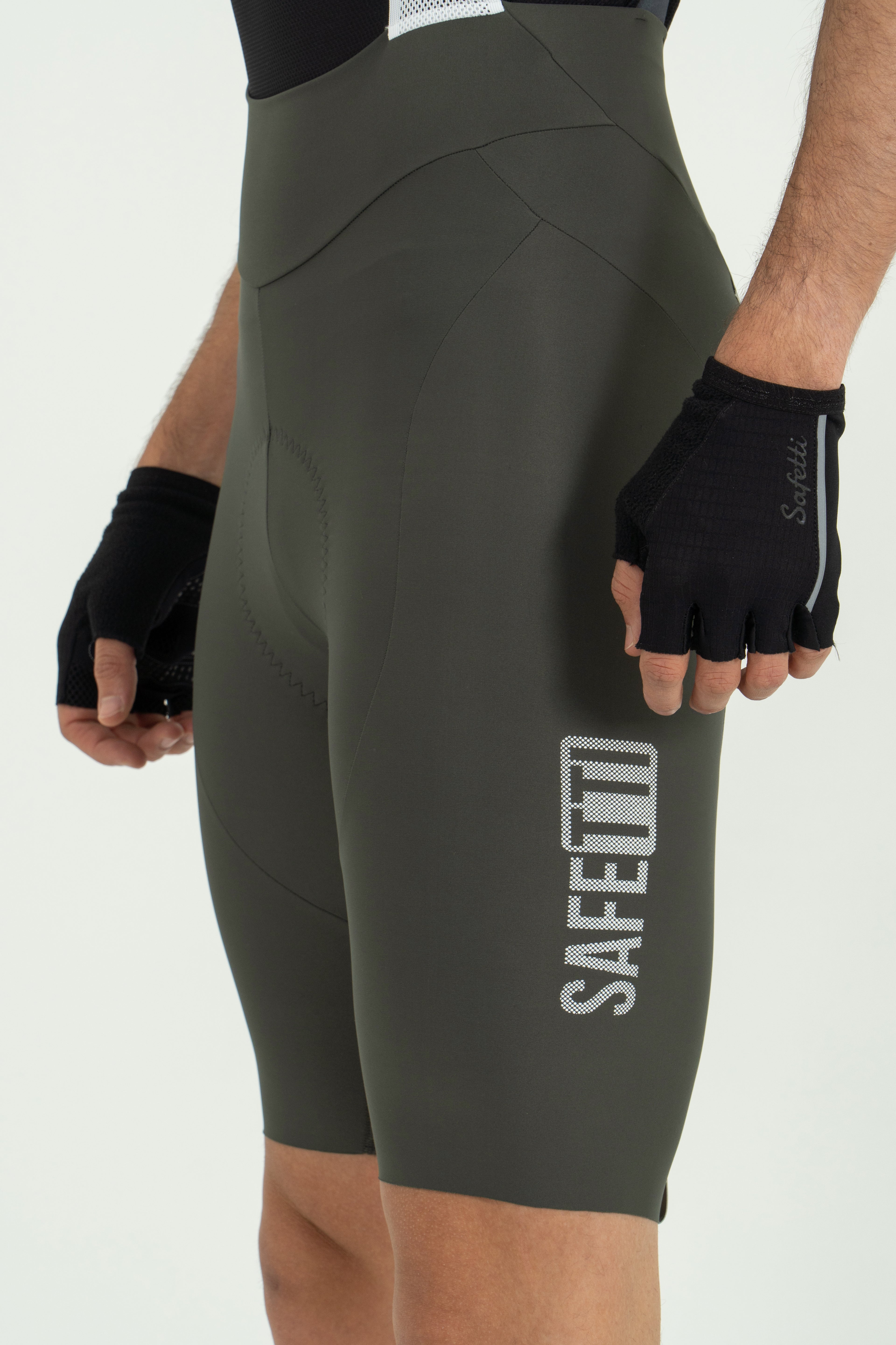 BIB SHORT GIRONA GRIS HOMBRE