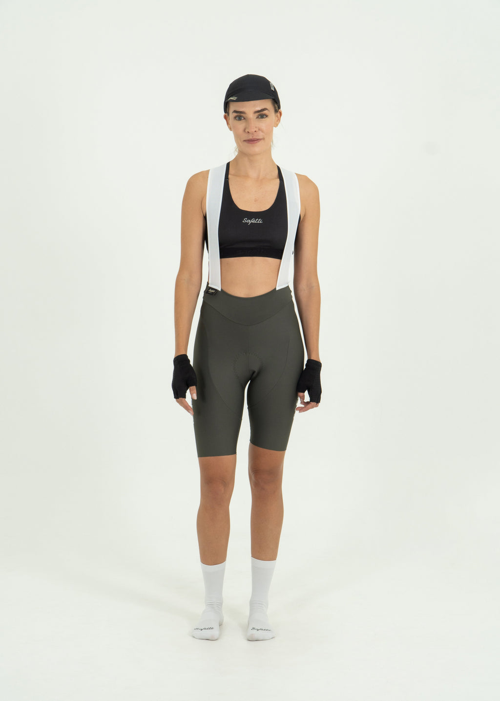 BIB SHORT GIRONA GRIS | MUJER