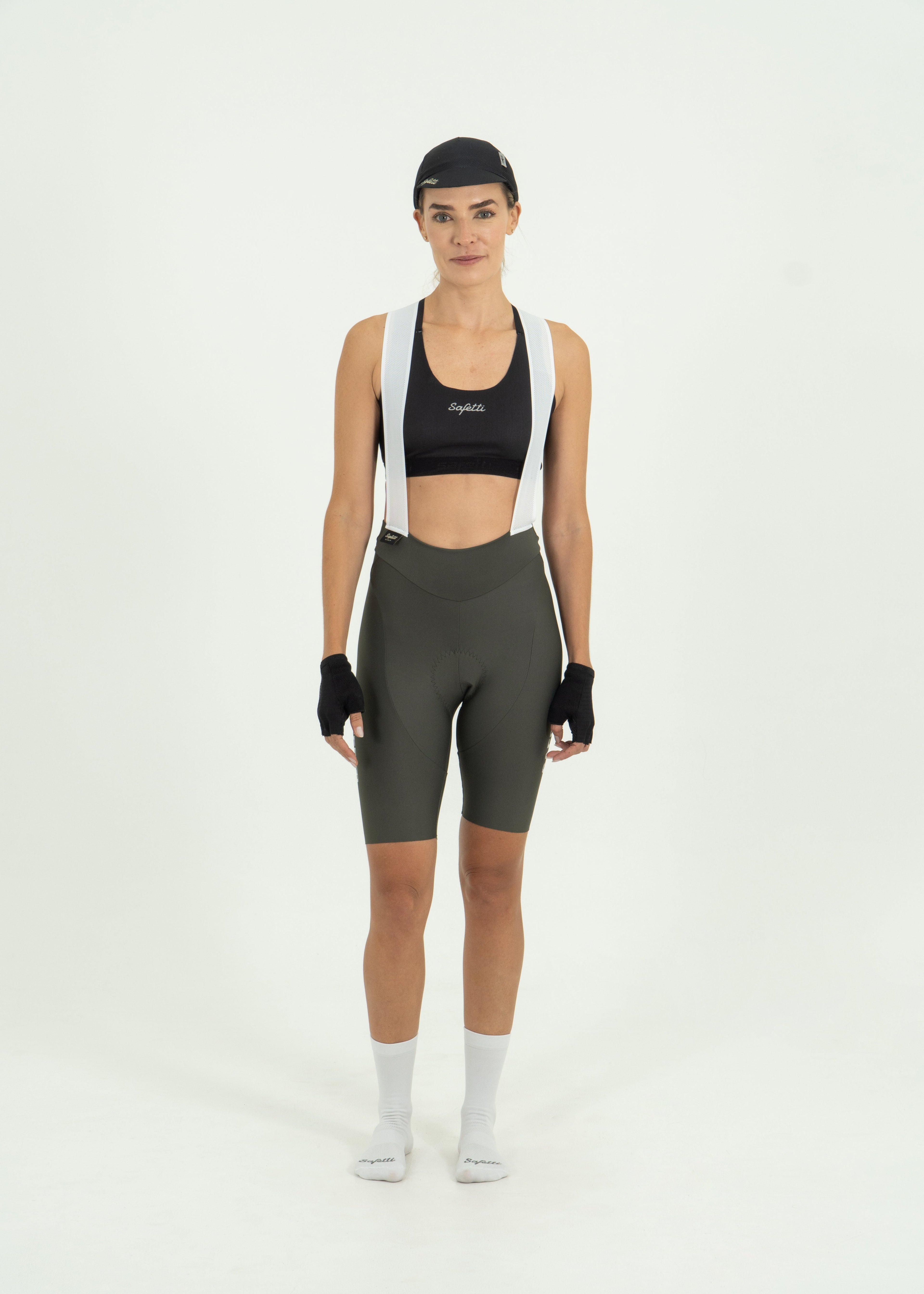 BIB SHORT GIRONA GRIS | MUJER
