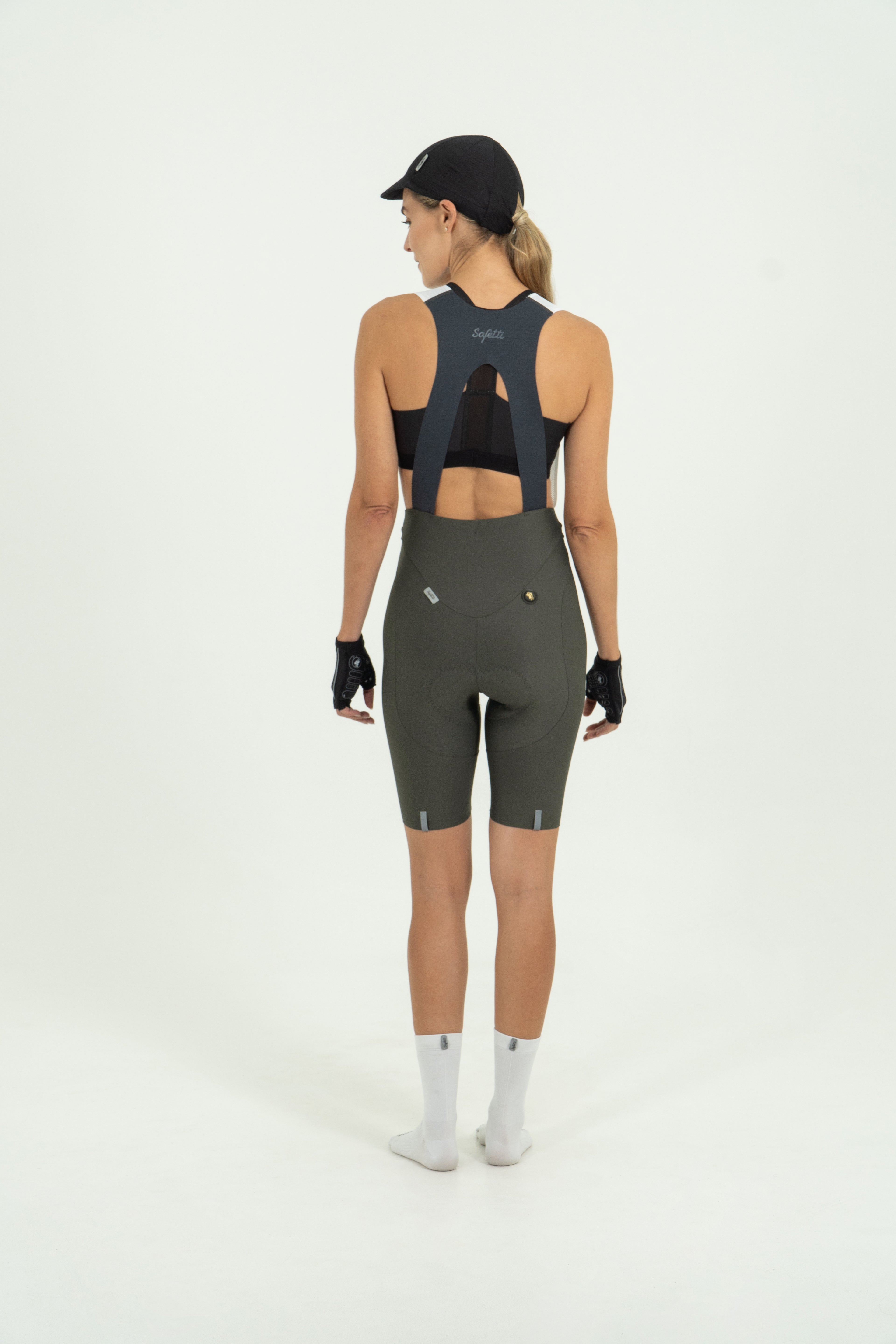 BIB SHORT GIRONA GRIS | MUJER