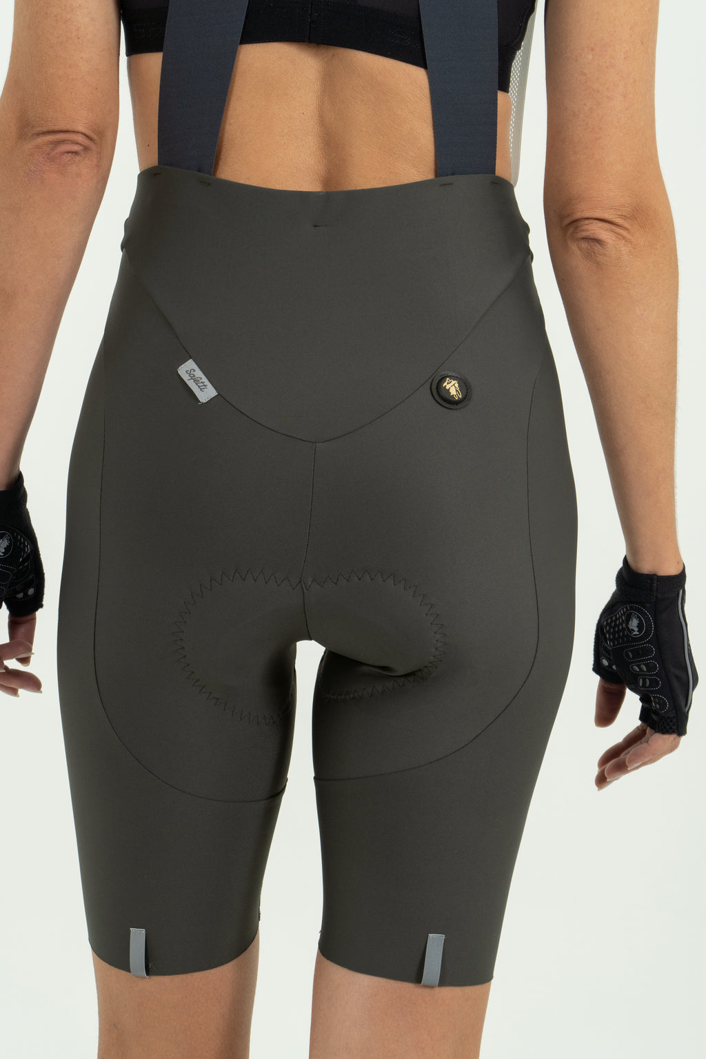 BIB SHORT GIRONA GRIS | MUJER
