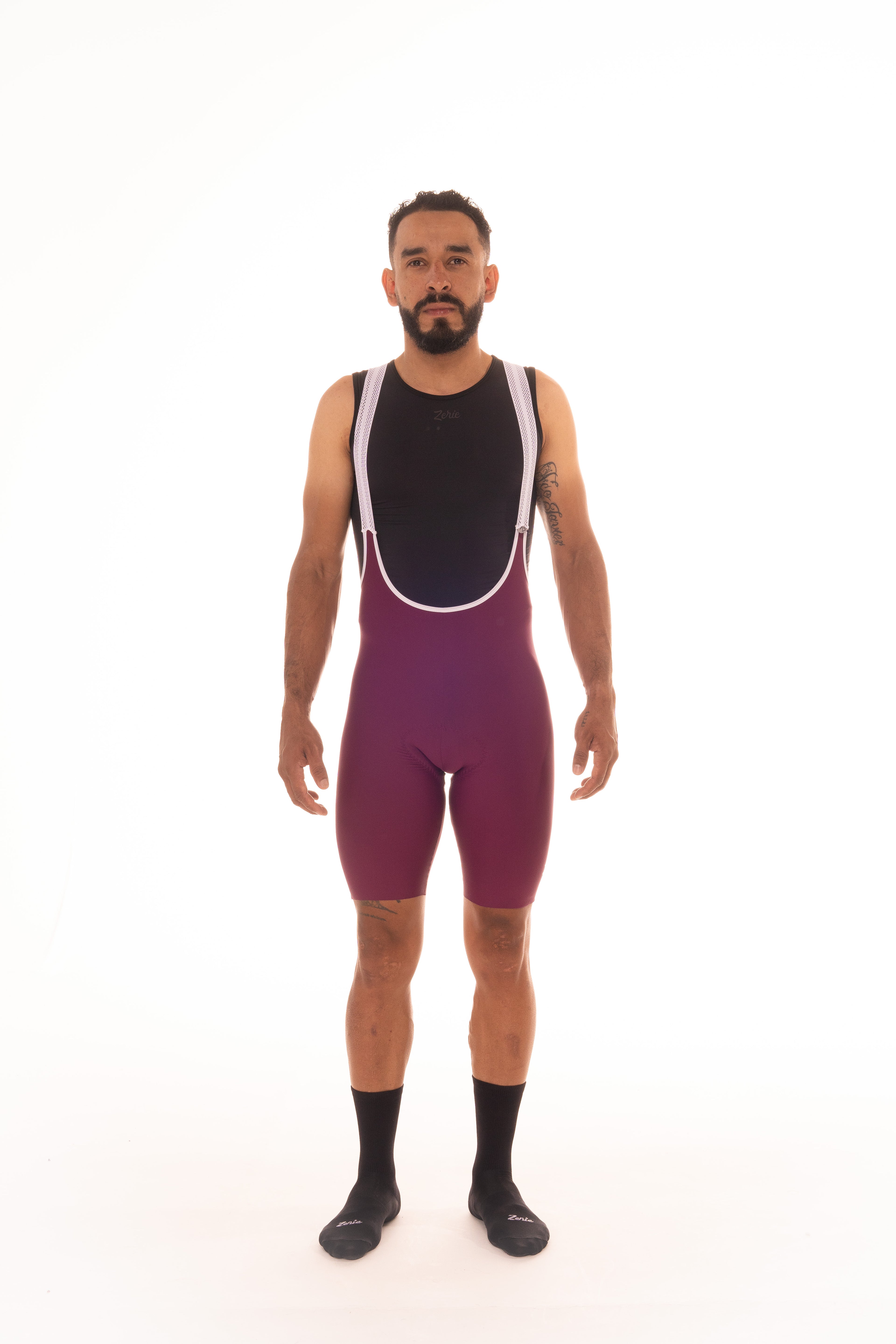 Bib Short Way To Pro Hombre Guinda