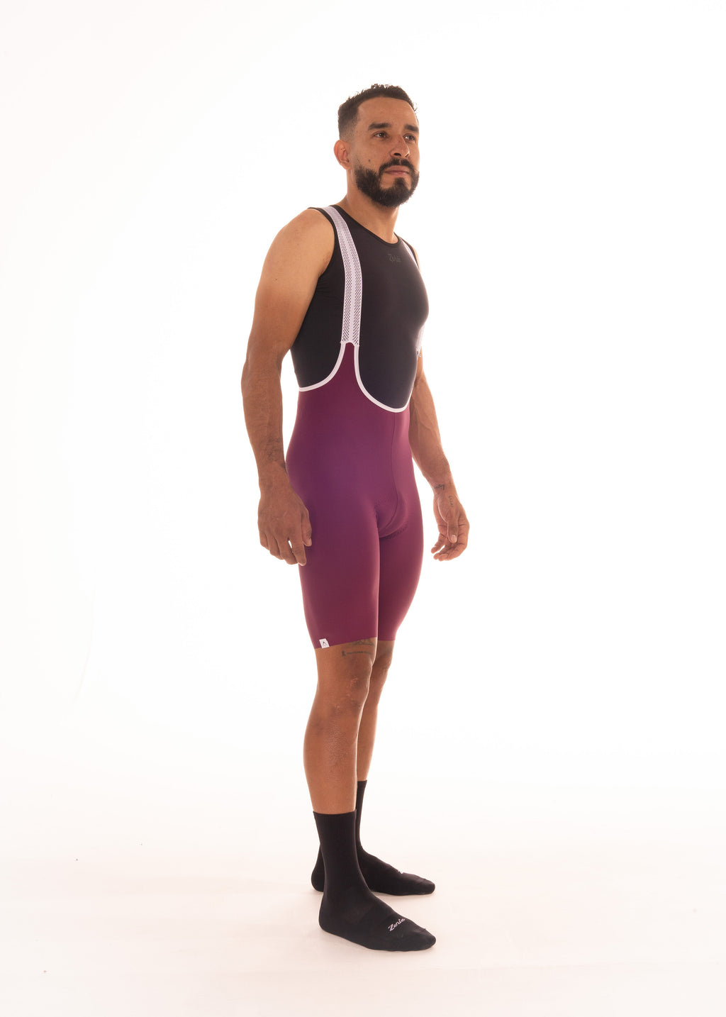 Bib Short Way To Pro Hombre Guinda