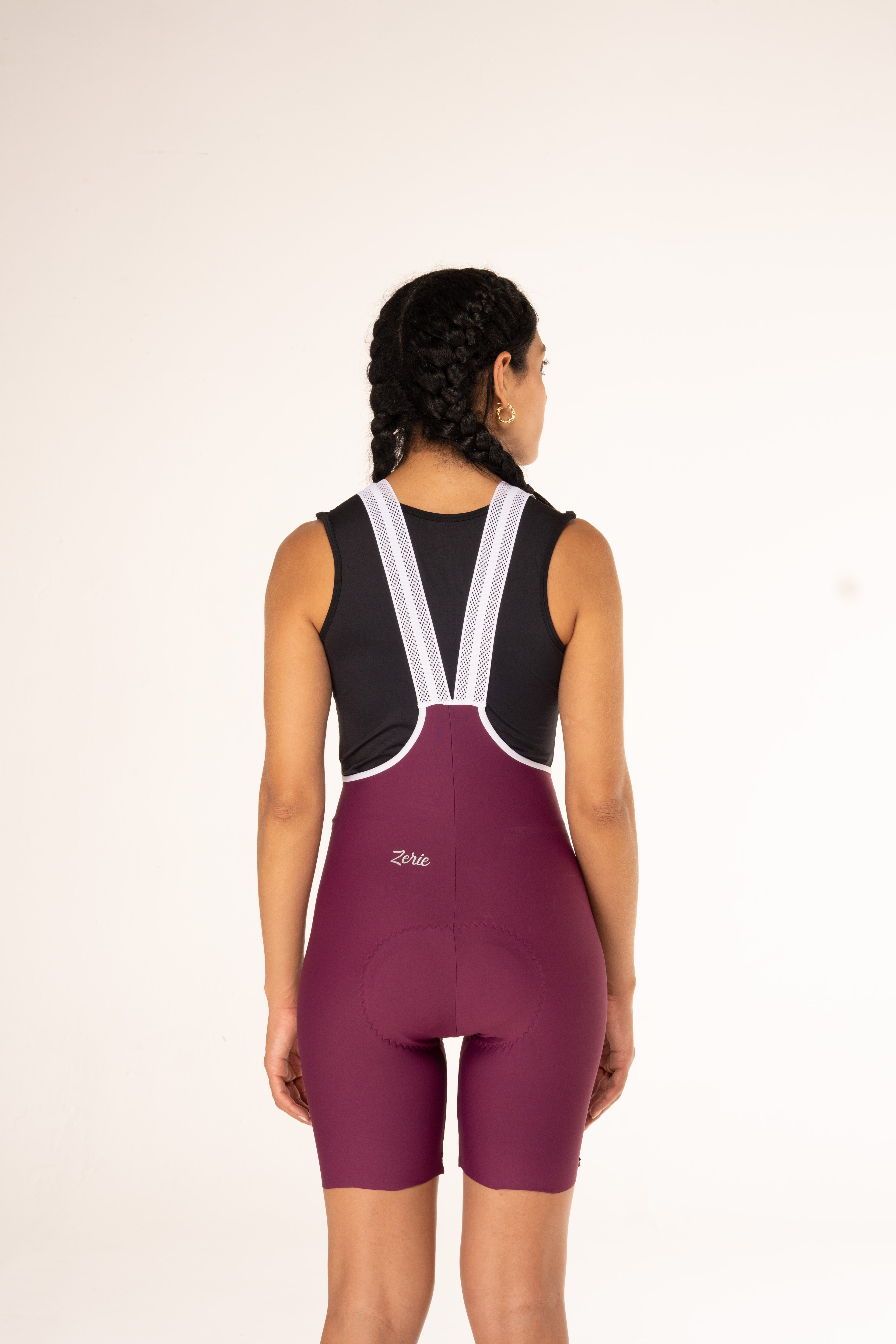 BIb Short Zerie Way to Pro Mujer Guinda