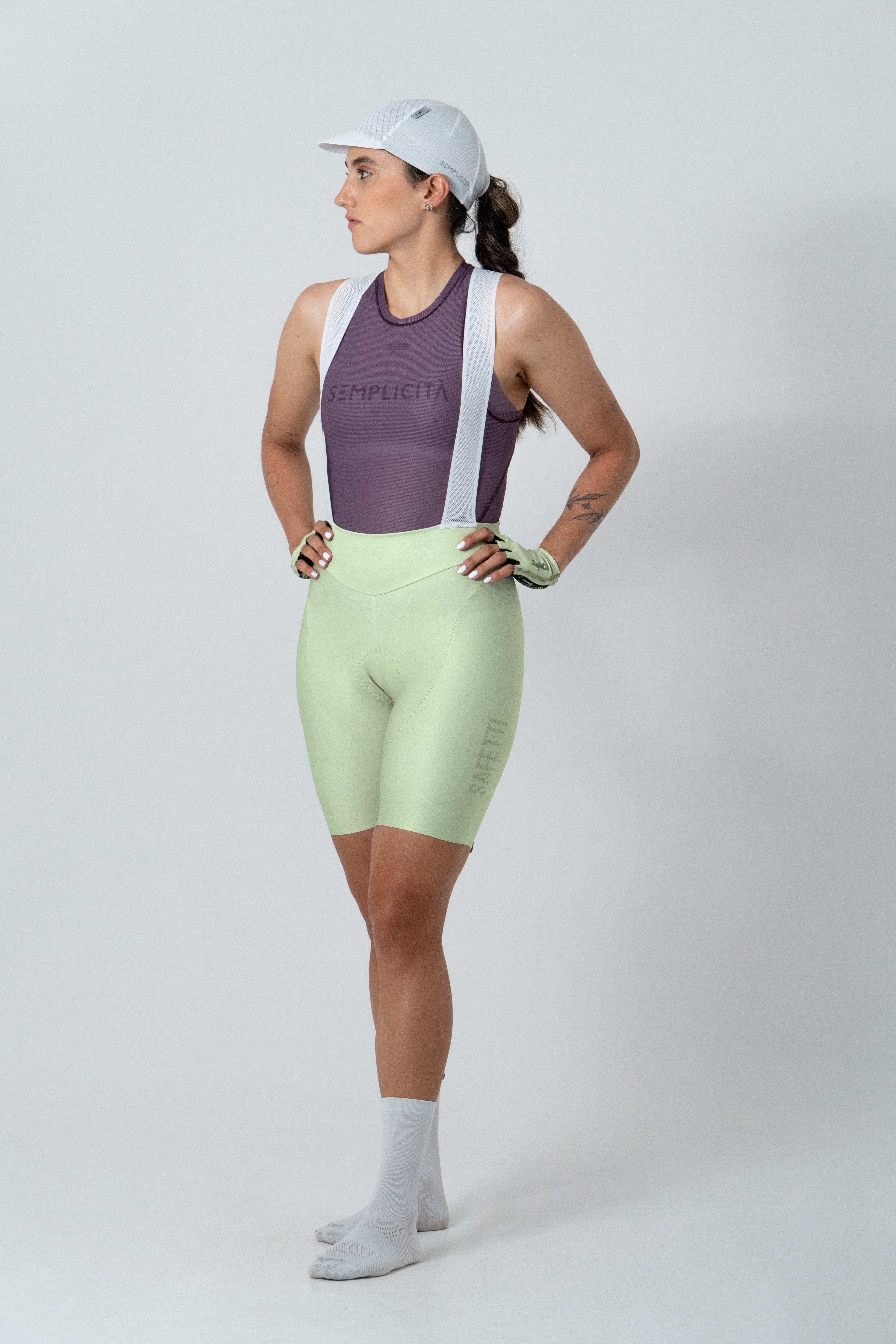 BIB SHORT GIRONA COLORS STEVIA | MUJER