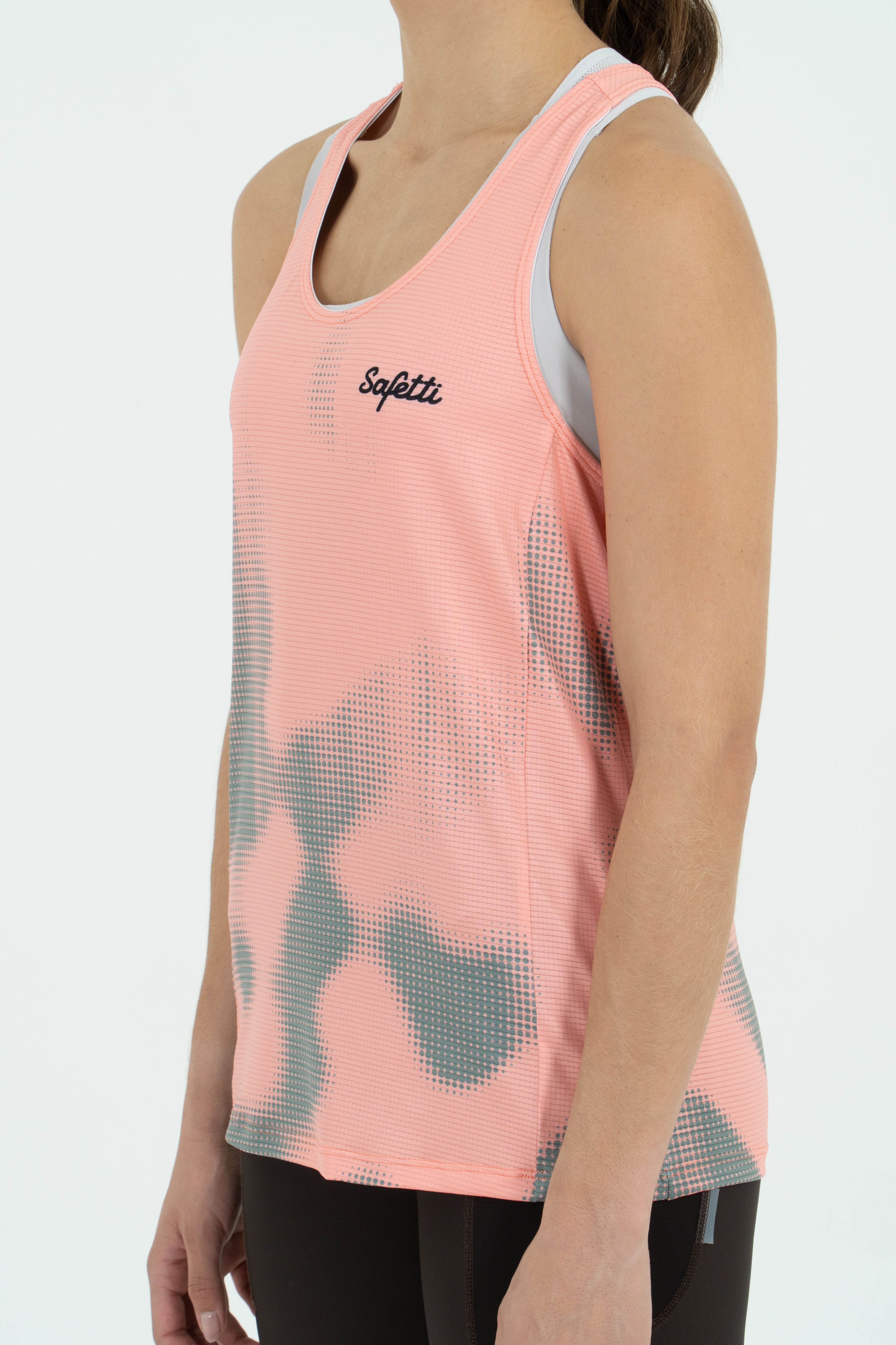 Camiseta Manga Sisa Diffuse Salmon