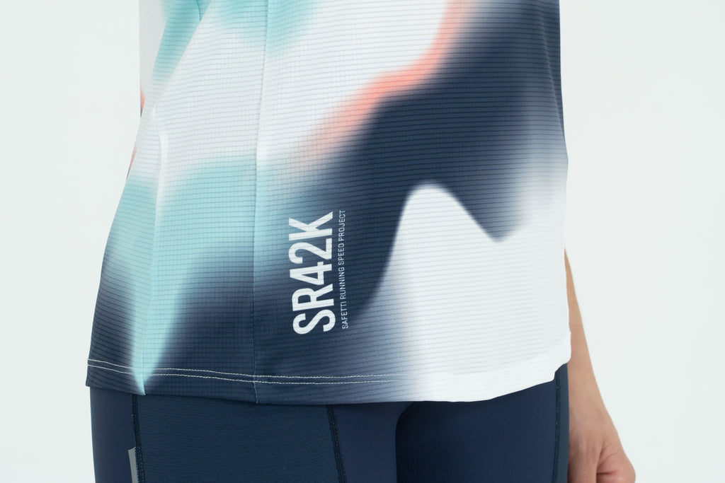 Camiseta Manga Sisa Aurora Blue