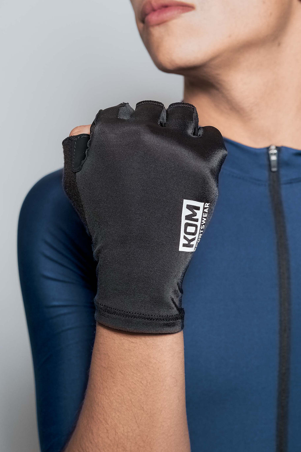 Guantes Cortos KOM Negro