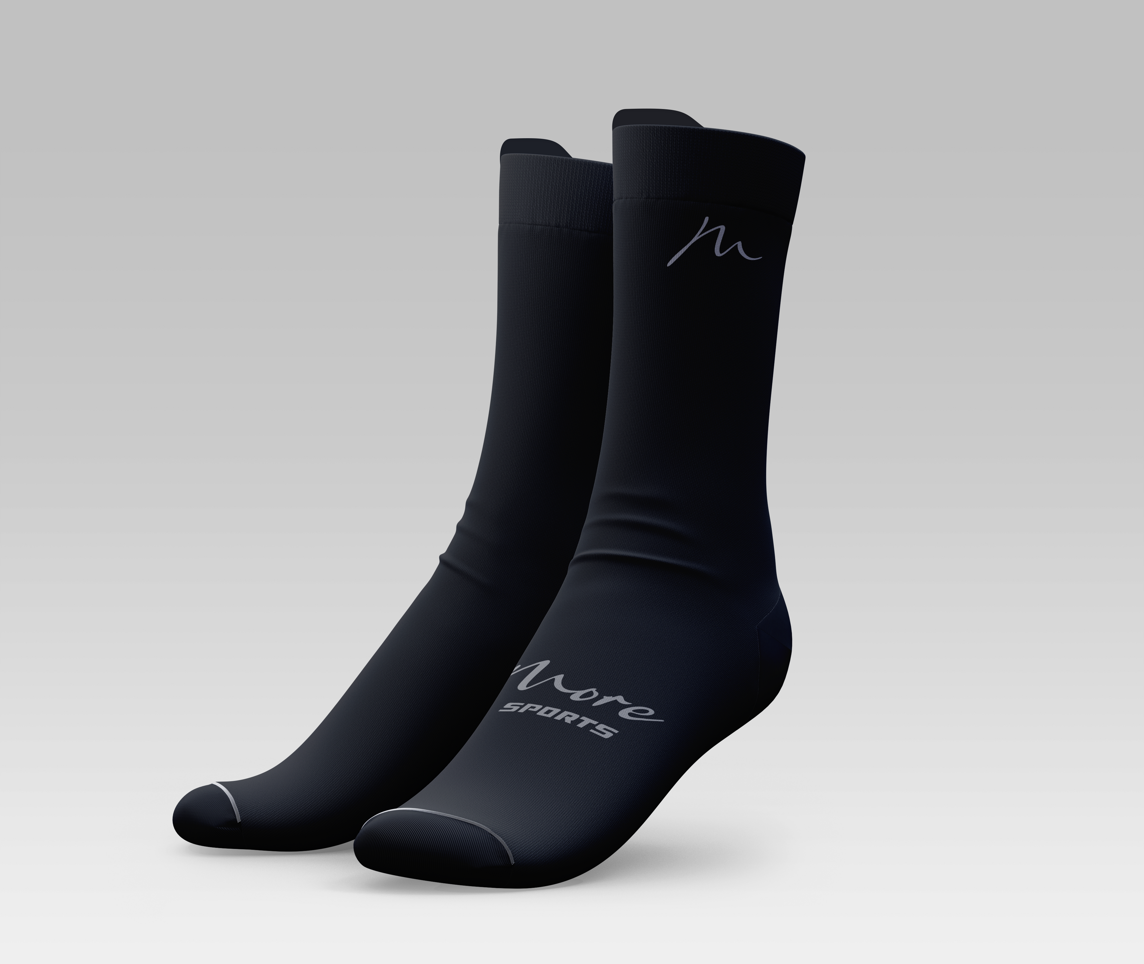 Medias Deportivas - Running Pro Negra