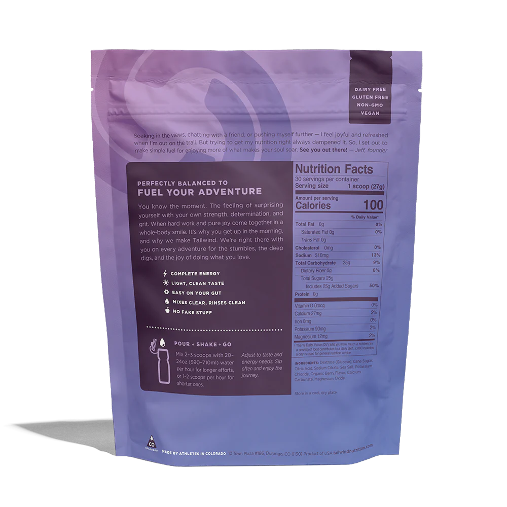 Endurance Fuel Berry - Tailwind 30 Porciones