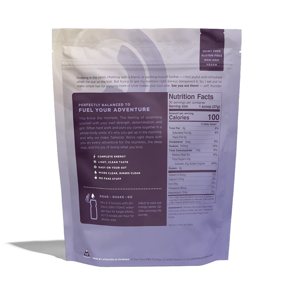 Endurance Fuel Nakd - Tailwind 30 Porciones