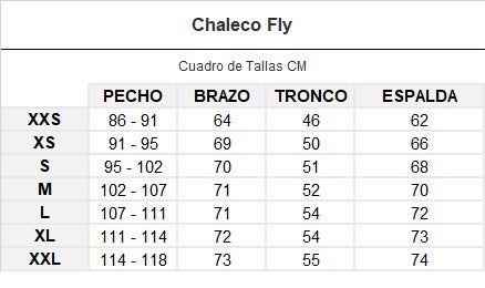 Chaleco Unisex Fly Blanco