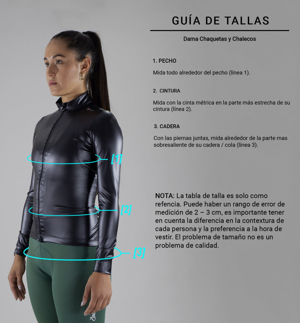 Chaleco Ciclismo Dama Cyclone Gris Platinum