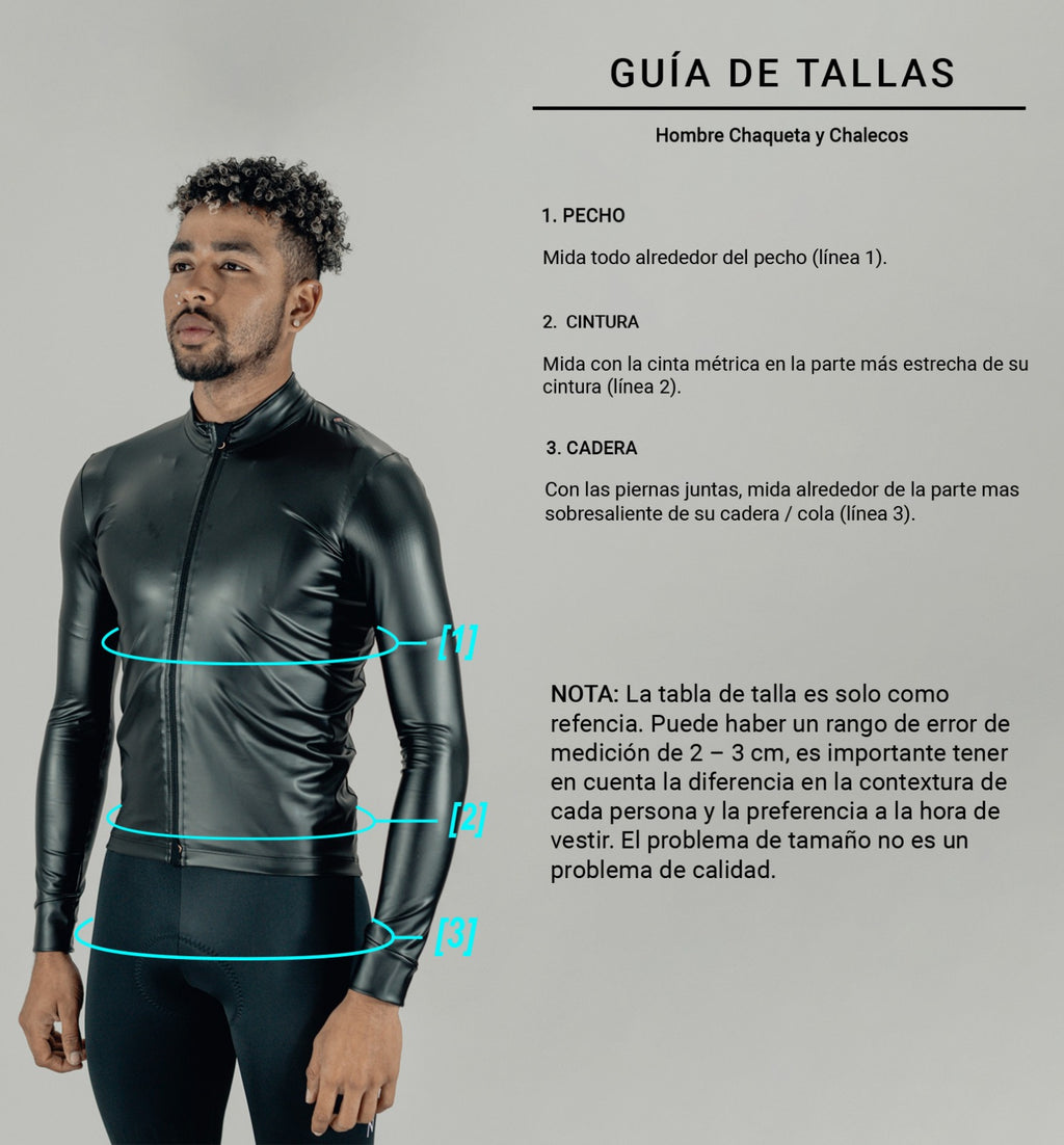 Chaleco Ciclismo Hombre Cyclone Negro