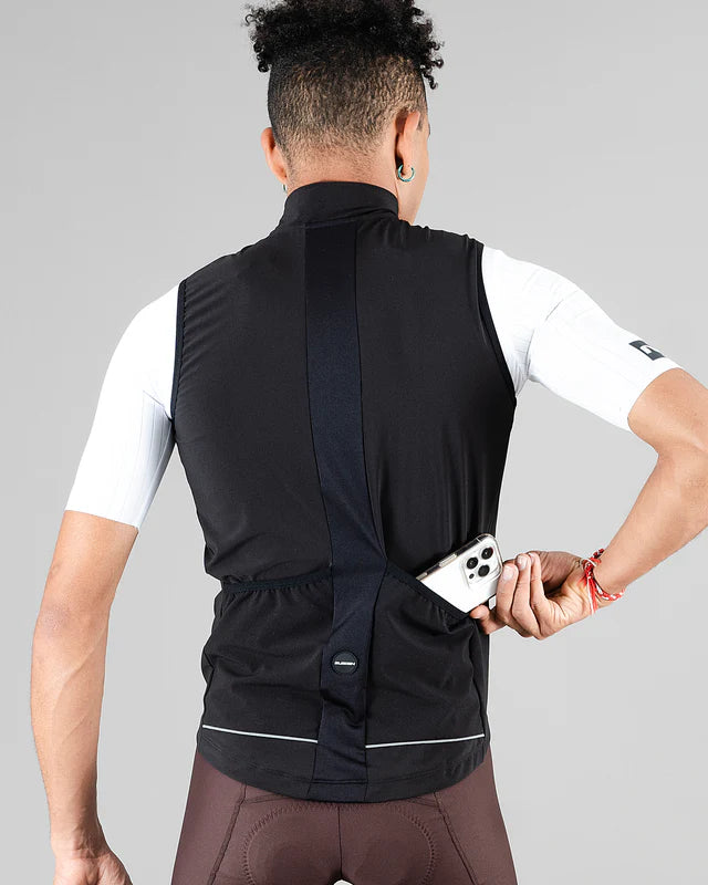 Chaleco Ciclismo Hombre Cyclone Negro