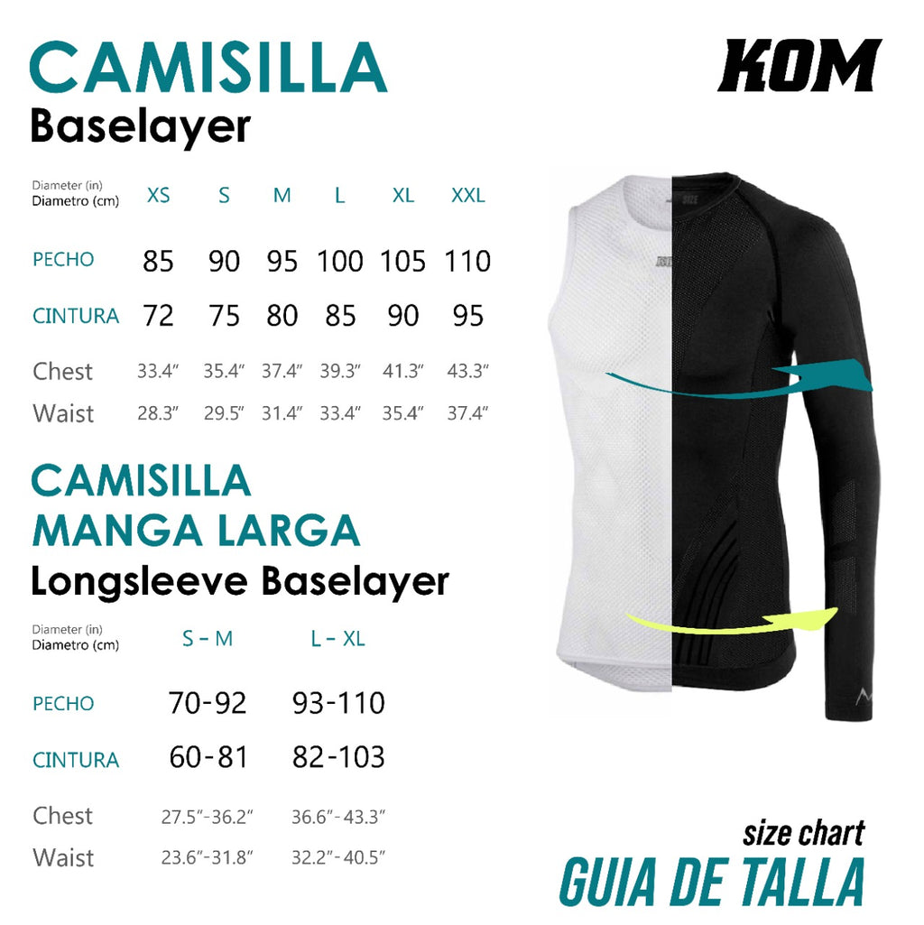 Camisilla Interior Kom Manga Larga