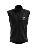 Chaleco Cortaviento Unisex KOM Negro