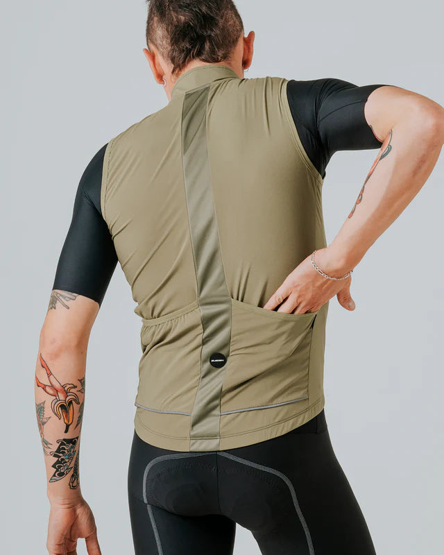 Chaleco Ciclismo Hombre Cyclone Oro Rush