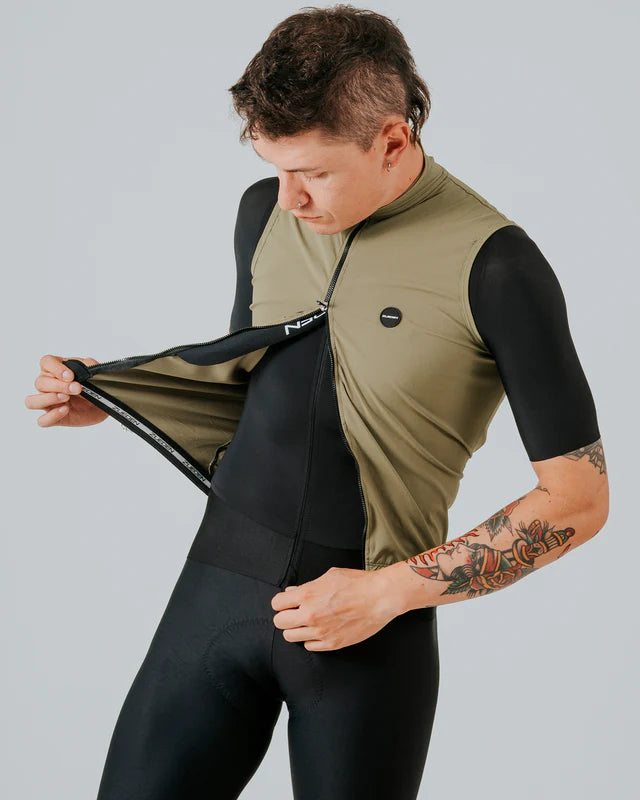 Chaleco Ciclismo Hombre Cyclone Oro Rush