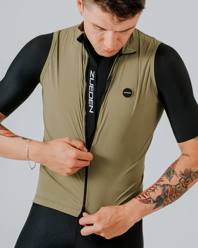 Chaleco Ciclismo Hombre Cyclone Oro Rush