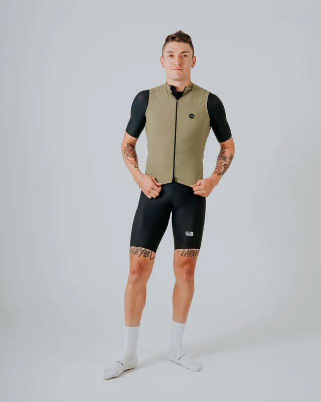 Chaleco Ciclismo Hombre Cyclone Oro Rush